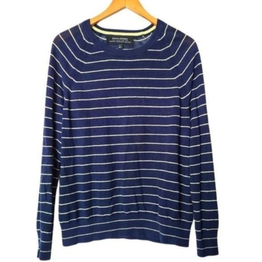 Banana Republic Italian Linen Pullover Sweater M M